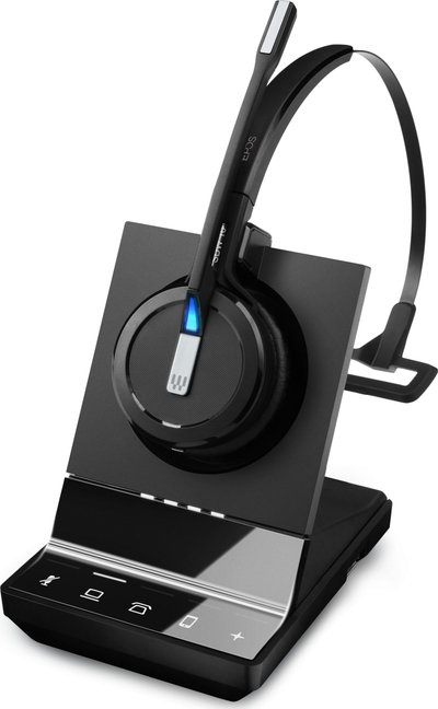 Headset EPOS IMPACT SDW 5015 Mono, DECT pa tela, 3 në 1, i zi