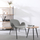 Fotelja Nuforma IMOLA, dizajn modern, 73x65.5x65.5cm, gri