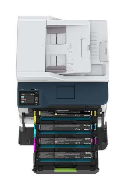 Printer multifunksional me lazer në ngjyra Xerox C235, A4, WiFi, i bardhë