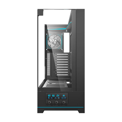 Kase kompjuteri DarkFlash DY450L, ATX, xham i temperuar, e zezë