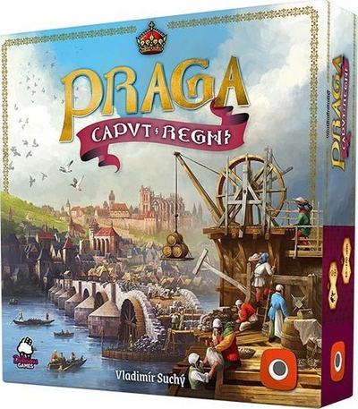 Lojë tavoline Portal Games Praga Caput Regni, strategjike, familjare, me shumë ngjyra