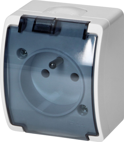 Prizë hermetike ORNO OR Oe 7105 WT, montim sipërfaqe, IP44, e bardhë