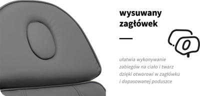 Karrige elektrike kozmetike Activeshop SILLON Lux, 3 motorë, gri