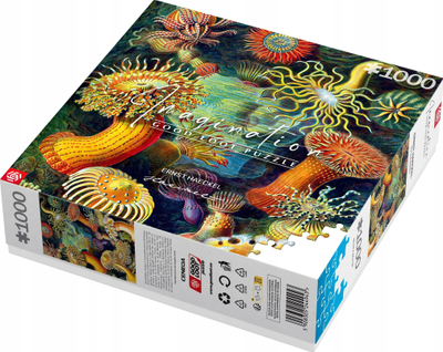 Пазл Ernst Haeckel Sea Creatures, 1000 делови, многубоен
