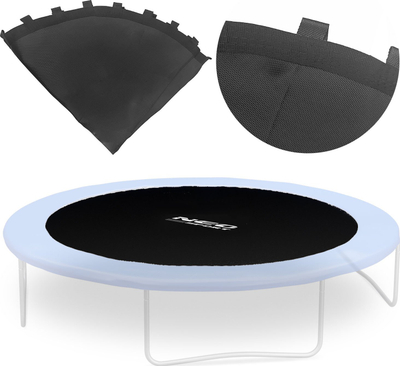Dysheme trampoline Neo-Sport, 137-140 cm, 30 susta, e zezë