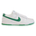 Patika Nike Dunk Low Medium Olive për femra, lëkurë, e bardhë ulliri