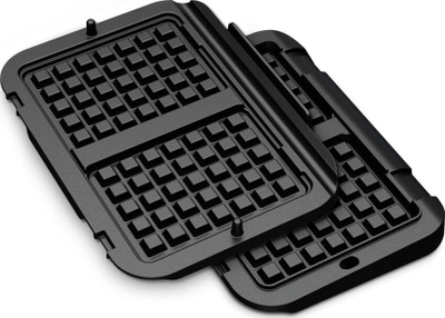 Pjata waffle Tefal XA730810 OptiGrill, pajisje belge, jo-ngjitëse, e zezë