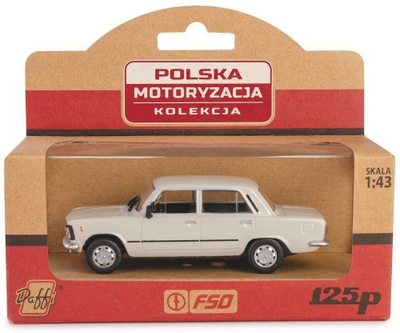 Maket veture Daffi Collection Fiat 125p MR’75, shkalla 1:43, dekor koleksionues