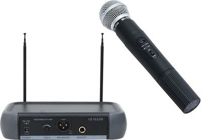 Sistem mikrofoni wireless Blow PRM 901, 50m, me 2 mikrofona, i zi