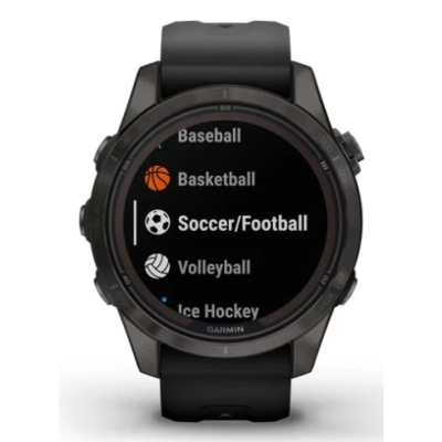 Ora smartwatch Garmin Fenix 7S Pro Sapphire Solar, 42mm, GPS, e zezë