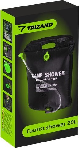 Dush kampingu Trizand 23493, me diell, 20L, i zi