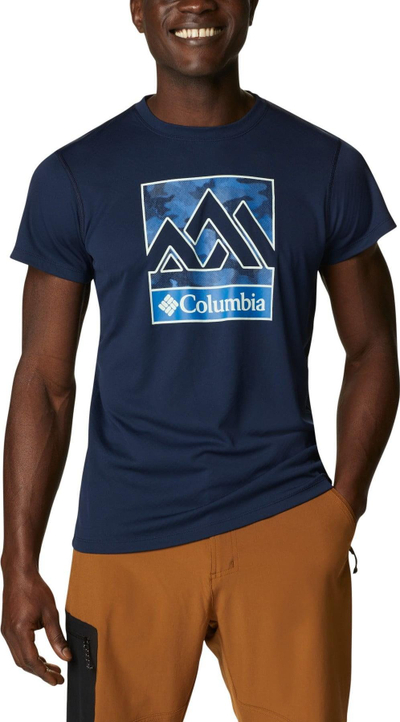 Maicë për meshkuj Columbia Zero Rules Graphic, e kaltër e errët, M