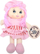 Kukull pelushi Deef Soft Doll, fund me vija, 25 cm, rozë