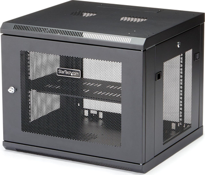 Kabinet rrjeti StarTech.com 4-post 9U, 19", i zi