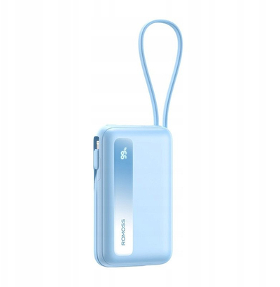 Powerbank Romoss PPR10, 10000 mAh, Fast Charge PD3.0 22.5 W, blu