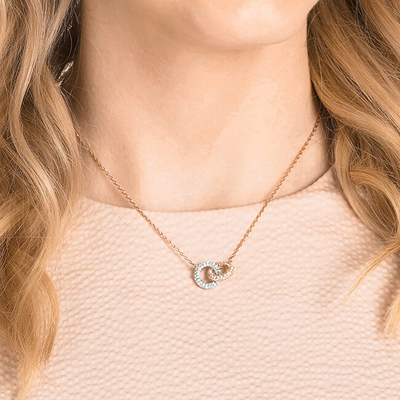 Qafore për femra Swarovski 5414999, artë rozë