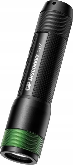 Elektrik dore GP Discovery GPDISFLC31XBK479, 100 lm, 7 orë, alumin, e zezë