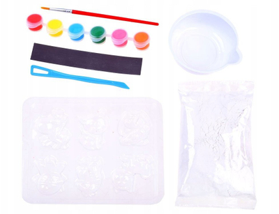 Set kreativ magnetësh Zauberland Water World ZA2879, lodër DIY, shumëngjyrëshe