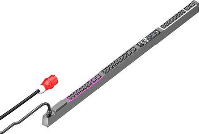 Rregullator energjie Rittal PDU Switched 16A 3P CEE, 42 porta CE13, gri