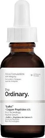Serum për fytyrë The Ordinary Buffet Copper Peptides 1%, kundra rrudhave, 30 ml, transparent