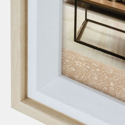 Kornizë fotografish ZEP Bologna BG623C, dru MDF, 20 x 30 cm, krem e bardhë