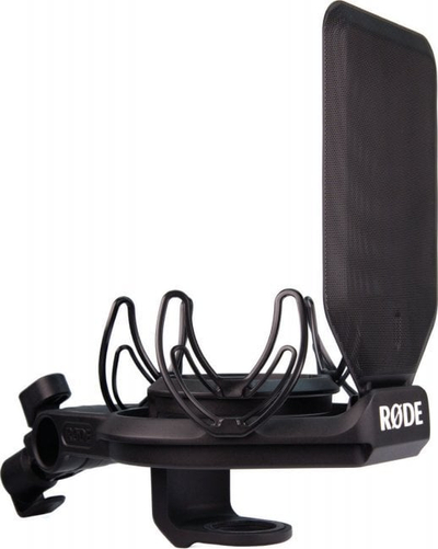 Mbajtëse antivibrim për mikrofon Rode SMR, premium, me Rycote Onboard, e zezë