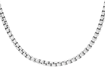 Qafore FossilJF04505040, 46cm, e argjendtë