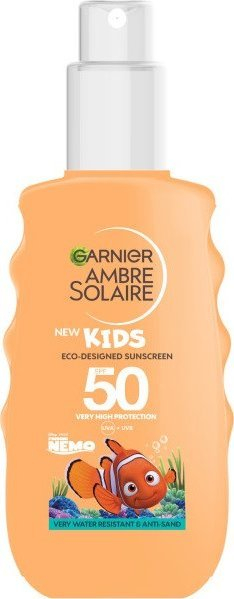 Sprej për diell për fëmijë Garnier Ambre Solaire Kids, SPF i lartë, rezistent ndaj ujit
