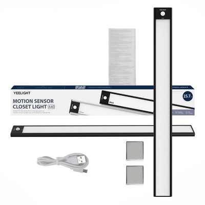 Dritë garderobe Yeelight Motion Sensor, me sensor lëvizjeje, LED, gri e errët