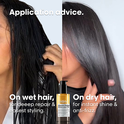 Vaj për flokë L'Oréal Professionnel Absolut Repair Molecular – Bi-Phase Oil