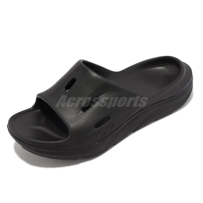 Shapka rikuperuese Hoka One One Ora Recovery Slide 3, unisex, të zeza