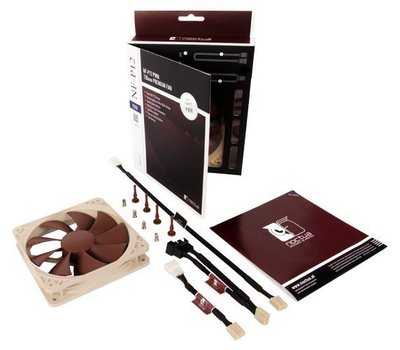 Ftohës Noctua NF-P12 PWM, 12 cm, i bronztë / i bardhë
