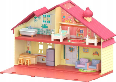 Set loje Bluey Family Home S3, shtëpi lodër me figura, shumëngjyrëshe