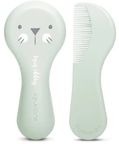 Set furçë dhe krehër për bebe Suavinex Blue, blu