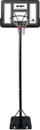 Set basketbolli Tajfun Adjustable, lartësi 1.35-3.05m, panel transparent, i zi