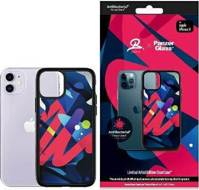 Mbrojtëse telefoni PanzerGlass ClearCase iPhone 11 Mikael B Limited Edition, antibakteriale, transparente