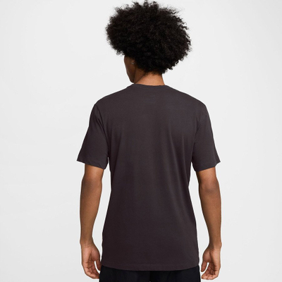 Bluzë Nike Sportswear Graphics, pambuk, për burra, gri