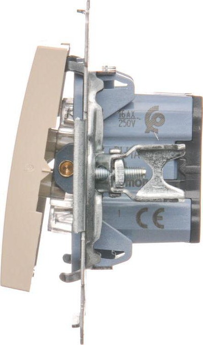 Nderprerës drite Kontakt-Simon DW1A.01/41, bezhë