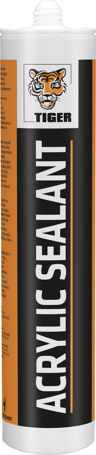 Silicon akrilik Tiger Acrylic, 280ml, i bardhë