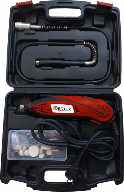 Вртлив алат Vertex Grinder Multi 135W, 40 додатоци, сива