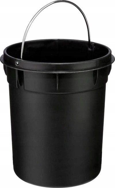 Koshi metalik për mbeturina 3L, me pedal, kafe