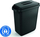 Kosh plerash Durable 1800503050, plastikë, 60L, gri e errët