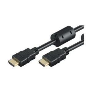 Kabllo HDMI M-CAB Hi-Speed, 1 m, me Ethernet, e zezë