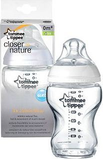 Shishe qelqi Tommee Tippee, 250ml, e bardhë (TT0346)
