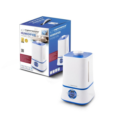 Lagështues ajri Esperanza HYDRO SPA EHA007, 3.5L, dhoma deri 40m², i bardhë blu