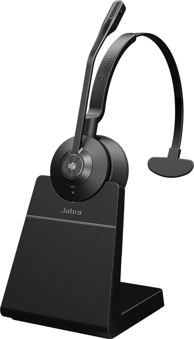 Kufje me mikrofon Jabra Engage 55 SE MS Mono, USB, pa tela, me bazë karikimi, e zezë