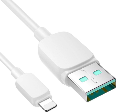 Kabllo Joyroom JYR767 USB A në Lightning, 1.2 m, 2.4A, e bardhë