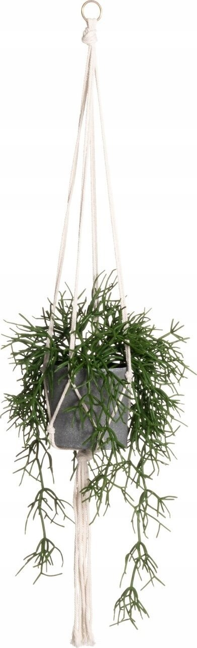 Држач за саксија 4Living, памук, 105 cm, бел