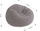 Karrige e fryrë Intex Beanless Bag, për ambiente të brendshme dhe të jashtme, vinil rezistent, gri