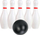 Set bowling Classic, 2 topa, 10 birila, shumngjyrsh